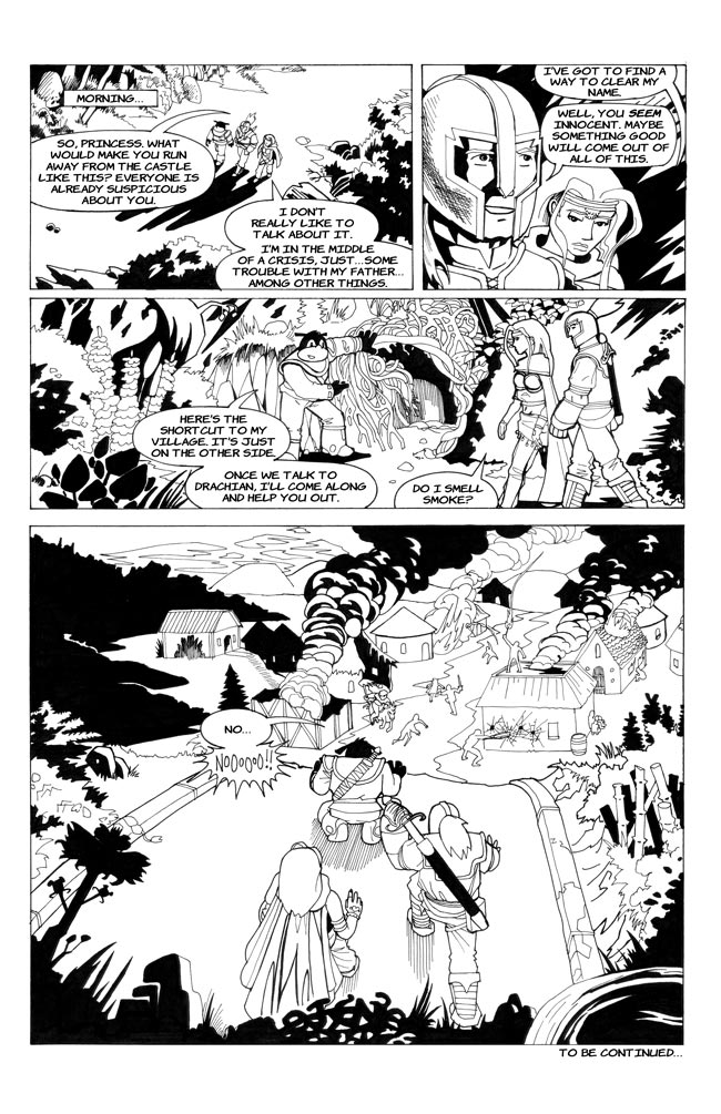fantasy graphic novel, online graphic novel, read comics online, online fantasy webcomics