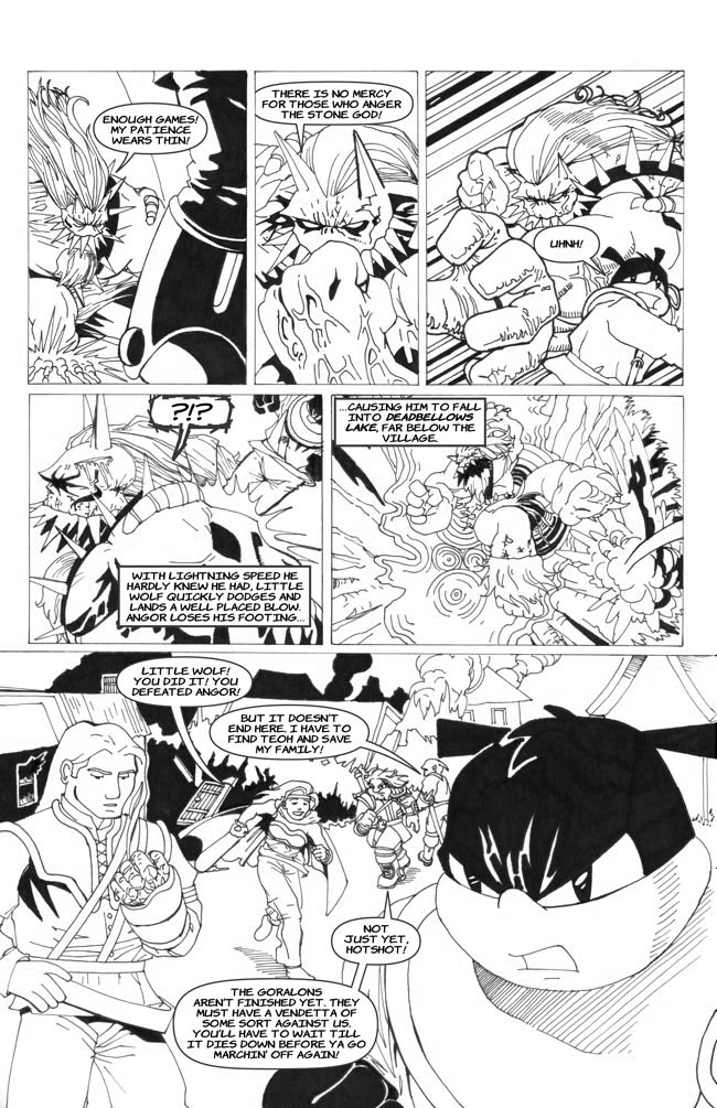 read comics online, fantasy comics, webcomic, Little Wolf
