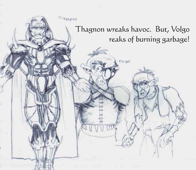 thagnon, volgo, sketches, comic book, sketchbook